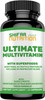 Halal Multivitamins For Women, Men & Adults, 30 Servings  Iron, Vitamin A, B6, B12, Biotin, Niacin, C, D3, E, Zinc, Calcium, Folic Acid, Coq10  Halal Vitamins