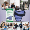 Utk Heated Wrap For Neck, Far Infrared Electric Weighted Neck Tourmaline Beads Filling Fast Heating Pad,Auto Shut-Off