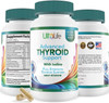 Thyroid Supplement - Advanced Thyroid Support With Iodine Supplement For Thyroid Health, Energy, Metabolism & Immune Support - Contains Vitamin B12, Ashwagandha, Selenium & Zinc - 60 Capsules