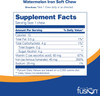 Bariatric Fusion Iron Soft Chew With Vitamin C  Watermelon Flavored  Chewy Vitamin For Bariatric Patients  Gluten  Iron Supplement For Women And Men  60 Count  2 Month Supply