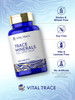 Carlyle Trace Minerals  200 Tablets  Full Spectrum Supplement  Non-Gmo & Gluten Complex  By Vital Trace