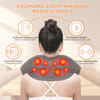 Neck Massager For Pain Relief Deep Tissue - Back Massager Deep Tissue Kneading Massager With Heat,Electric 4D Massage Pillow,Shiatsu Back And Neck Massager(Not Cordless)