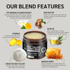 Beef Tallow And Honey Balm For Men: Grass Fed Whipped Beef Tallow With Honey - Face Body Moisturizer 2Oz - Organic Unscented Fast Absorption Tallow Cream Infused With Manuka Honey Beeswax Olive Oil