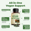 Vegan Multivitamins For Women & Men - Multivitamin & Multimineral Supplements For Energy, Focus And Overall Health. Daily Vegan Vitamins A, C, D, E & B12, Zinc, Calcium, Magnesium & More. 90 Tablets Vegan Multivitamins For Women & Men - Multivitamin & Multimineral Supplements For Energy, Focus And Overall Health. Daily Vegan Vitamins A, C, D, E & B12, Zinc, Calcium, Magnesium & More. 90 Tablets