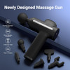 Merach Massage Gun With 10Mm Amplitude, Percussion Massage Tools With 6 Massage Heads, Portable Hand Held Muscle Massagers For Pain Relief Deep Tissue, Cool Gifts For Mens And Women (Black)