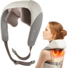 Mekk Shiatsu Neck Massager With Heat, Cordless Deep Tissue 4D Expert Kneading Massage Pillow For Neck, Back, Shoulder, Traps, Back And Leg Pain Relief, Gifts For Men Women Mom Dad