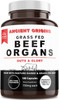 Ancient Origins Grass Fed Beef Organs Supplement 4500Mg - Desiccated Liver, Bone Marrow, Heart, Spleen, Pancreas & Kidney, Non-Gmo, Gluten Free, Undefatted (180 Capsules, 750Mg Each)