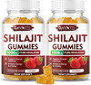 Sugar-Shilajit Gummies 1000 Mg With 85+ Trace Minerals & Fulvic Acid, Pure Himalayan Shilajit Supplement Gummies For Men & Women - Energy, Brain, Immunity - Strawberry Flavor, 120 Count