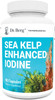 Dr. Berg Sea Kelp Enhanced Iodine - 200 Mcg Of Premium Iodine - Seaweed Blend Includes Klamath Blue-Green Algae & Sea Kelp - 90 Capsules
