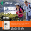 Les Labs Thyroid Support – Metabolic Health, Thyroid Hormone Production, Energy & Focus – Iodine, L-Tyrosine, Ashwagandha, Selenium & Turmeric – Non-Gmo Supplement – 60 Capsules