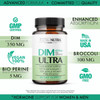 Dim Supplement: Dim Ultra 455Mg Diindolylmethane, Broccoli, Bioperine Natural Estrogen Blocker For Men, Female Hormone Balance For Women Menopause, Hormonal Acne, Pcos Support