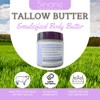 Grass-Fed Beef Tallow Body Butter - Emulsified, Non-Greasy Moisturizer, 4 Oz Soaps & Skin Care (4 Oz., Lavender & Chamomile)