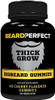 Thickgrow Bigbeard Gummies - Get A Stronger, Longer, Thicker Beard Growth Formula For Men With Biotin, B12, And 10+ Elite Beard-Building Vitamins Nutrients 60 Cherry Flavored Gummies