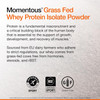 Momentous Essential Grass-Fed Whey Protein Powder - 20G Whey Isolate Protein - Nsf Certified, Gluten-Free, 24 Servings For Essential Everyday Use, Chocolate (Package May Vary)