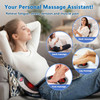 Shiatsu Neck Massage Pillow,Neck And Back Massager With Heat,Massage Pillow For Back, Neck, Shoulder, Leg, Foot, For Men Women Mom Dad, Stress Relax At Home Office And Car