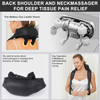 Fsa Hsa Eligible Neck Massager With Heat, Cordless Neck Massager For Pain Relief Deep Tissue, Shiatsu Back Shoulder And Neck Massager For Cervical Leg