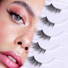 Half Lashes Lashes Natural Look Wispy 3/4 False Eyelashes Fluffy Clear Band False Cat Eye Lashes That Look Like Extensions Soft Handmade Reusable Lashes Pack Half Lashes Lashes Natural Look Wispy 3/4 False Eyelashes Fluffy Clear Band False Cat Eye Lashes That Look Like Extensions Soft Handmade Reusable Lashes Pack