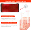 Red Light Therapy Infrared Light Therapy Pad For Body Pain Nir Deep Therapy For Back Knee Hands Feet Relief Portable 660Nm 850Nm Home Heating Light Therapy Wrap Belt For Women Men