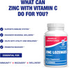 Zinc Lozenges With Vitamin C For Immune Support - High Absorption Vitamin C And Zinc Lozenges For Adults Daily And Seasonal Wellness - Tasty Zinc And Vitamin C Lozenges - 90 Count (Orange Flavor)