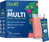 Root'D Multivitamin Powder With 3X Electrolytes For Men - 24 Vitamins & Minerals, 3X Electrolytes, 9 Organic Superfoods, Probiotics & Enzymes, Sugar-Multivitamin & Hydration  24 Packets