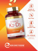 Carlyle Vitamin K2 And D3 Supplement  300 Softgels  200Mcg K2 Mk7 & 10,000 Iu D3  Non-Gmo, Gluten Free