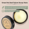 Beef Tallow And Honey Balm For Skin : Grass Fed Whipped Beef Tallow With Honey Face Body Moisturizer 2Oz - Organic Unscented Fast Absorption Tallow Cream Infused With Manuka Honey Beeswax Olive Oil