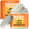 Beef Tallow For Face & Body (4 Oz), Grass-Fed Beef Tallow & Raw Wild Honey Blend, Deep Nourishing Tallow Balm For All Skin Types