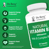 Dr. Berg Natural Vitamin B1 B6 B12 Complex  Allithiamine Vitamin B1 Supplement With 8 Essential Vitamin B Complex For Men and  Women Including Thiamin Niacin Folate Magnesium and  More  60 Capsules