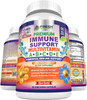 Immune Support Multivitamin For Men And Women With Vitamins A, B, C, D, E, B6, B12 - Zinc, Magnesium And Copper With Liposomal Complex For Enhanced Absorption - Daily Antioxidant Boost - 90 Vegan Caps
