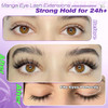 Calphdiar Magnetic Eyelashes Natural Look Magnetic Lashes With Applicator Reusable Magnetic Eyelashes Without Eyeliner Cat Eye Magnetic False Lashes No Glue Needed Wispy Lashes All Day Comfort