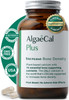 Algaecal Plus - Organic Red Algae Calcium Supplement For Women, Vitamin K2 (100Mg), Vitamin D3 (1600 Iu), Magnesium (350Mg) & Trace Minerals, For Improved Bone Strength, Easy To Swallow, 120 Veg Caps