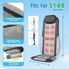 Back Massager For Pain Relief Deep Tissue, Shiatsu Massage Chair Pad With Heat, Kneading Massage Seat Cushion, Electric Full Body Massager For Home Office Travel Use, Gifts For Women Men Dad Mom