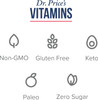 Dr. Price'S Vitamins Multivitamin For Women And Men - Supplement Powder Packs - 30 Packets - B Complex Vitamin Supplement - Daily Vites - Minerals For Water - No Sugar, Non Gmo, Gluten Drink Mix