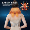 Luxe Wearable Neck & Shoulder Massager With Heat - Eco-Friendly Material, Ergonomic Design, Deep Kneading For Pain Relief, Ideal For All