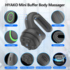 Hyako Handheld Professional Mini Orbital Buffer Relief Massager, Adjustable Multi-Speed Vibration Deep Tissue Body Chiropractic Massager For Neck, Shoulder, Leg,Back Muscle Pain Relief Massage Therapy