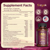 Nad Supplement 2464Mg, Liposomal Nad+ Supplement With Resveratrol, Nad Resveratrol Supplement - Boost Nad+ For Aging Defense, Energy, Focus - Ultra Antioxidant Capsules，166