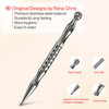Rena Chris Stainless Steel Gua Sha And Acupuncture Pen, Manual Reflexology Tools For Muscle Tension And Pain Relief, Acupressure Pen And Gua Sha Set With Reflexology Chart, Easy To Use