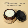 Beef Tallow For Skin Care - Organic Grass-Fed Whipped Beef Tallow And Honey Balm, Tallow Face Moisturizer Deeply Nourishing For Face & Body, Beef Tallow Moisturizer Smooth Soft For Dry Skin 1.76Oz