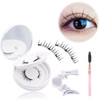2 Pairs Magnetic Lashes With Applicator Short Waterproof Magnetic Eyelashes Kit Natural Look Easy To Wear(Sch)