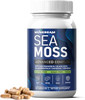 Irish Sea Moss 6000Mg - 2000Mg Black Seed Oil Ashwagandha Burdock Root Ginger Capsules - Advanced Seamoss Vitamin Multi Mineral Complex Supplement Pills For Men Women