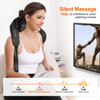 Neck Massager, Cordless Deep Tissue 6D [Noiseless Long Life] Hand Kneading Shoulder Massager With Heat, Portable Shiatsu Electric Massager For Relax Muscles Home & Office & Car Use