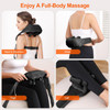 Neck Massager, Cordless Deep Tissue 6D [Noiseless Long Life] Hand Kneading Shoulder Massager With Heat, Portable Shiatsu Electric Massager For Relax Muscles Home & Office & Car Use
