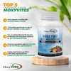 MoxyVites Mens Multivitamins - Daily Mens Vitamins With 44 Organic Whole Food - Multivitamin For Men With Iron & Fermented Nutrients - Vegan Daily Vitamin For Men With B-Complex, Probiotics, Omegas