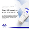 Rejuvaskin Scar Heal Kit For Breast Scars, Soften, Flatten, Reduce And Recover, Silicone Sheeting, Rejuvasil Gel & Medical Tape, Breast Anchor Pair