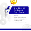 Rejuvaskin Scar Heal Kit For Breast Scars, Soften, Flatten, Reduce And Recover, Silicone Sheeting, Rejuvasil Gel & Medical Tape, Breast Anchor Pair