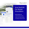 Rejuvaskin Scar Heal Kit For Breast Scars, Soften, Flatten, Reduce And Recover, Silicone Sheeting, Rejuvasil Gel & Medical Tape, Breast Anchor Pair