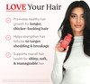 HAIRtamin Advanced Formula Hair Growth Supplement for Women & Men Supports Stronger Longer Visibly Thicker Hair With 5000 mcg Biotin Vitamins & Antioxidants 100% Vegan – 1 Month Supply