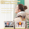 Hwtong Neck Massager With Heat, Cordless Deep Tissue 6D Expert Kneading Massage, Shiatsu Neck And Shoulder Massage Pillow For Neck, Traps, Back And Leg Pain Relief, Ideal For Family