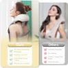 Hwtong Neck Massager With Heat, Cordless Deep Tissue 6D Expert Kneading Massage, Shiatsu Neck And Shoulder Massage Pillow For Neck, Traps, Back And Leg Pain Relief, Ideal For Family
