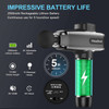 Headot Deep Tissue Muscle Therapy Gun For Athletes, Percussion Body Muscle Massager With 30 Speeds,6 Types Of Massage Heads, Handheld Massager For Shoulder Neck Back Pain Relief (Carbon)